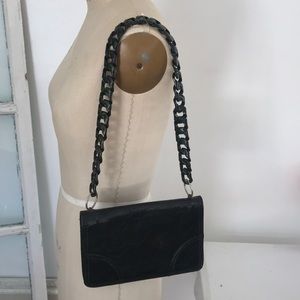 Black vintage bag steam punk
